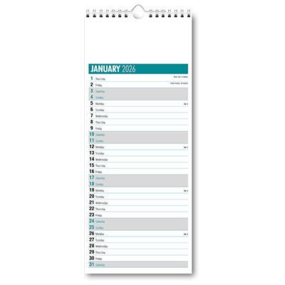 APPOINTMENTS SLIMLINE PLANNER CALENDAR