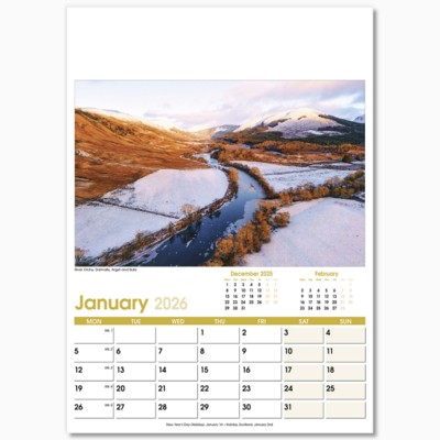 ASPECTS OPTIMA WALL 13 LEAF CALENDAR