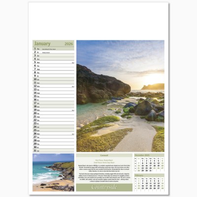 BRITISH COUNTRYSIDE WALL CALENDAR