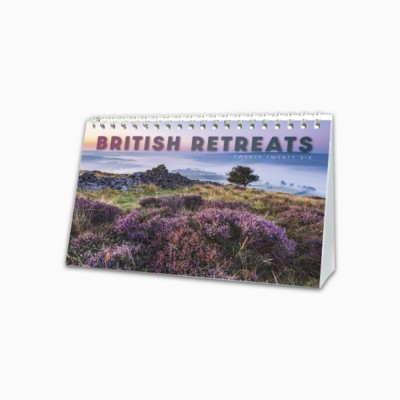 BRITISH RETREATS A5 DESK CALENDAR