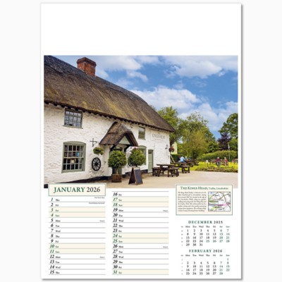 CLASSIC INNS WALL CALENDAR