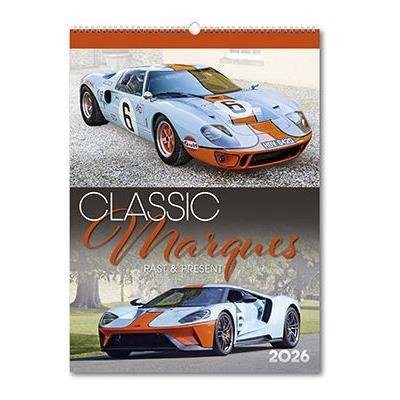 CLASSIC MARQUES - PAST & PRESENT WALL CALENDAR