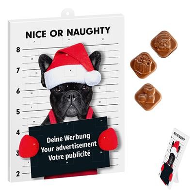 CLASSIC WALL AND TABLE ADVENT CALENDAR – PERSONALISABLE STANDARD MOTIF