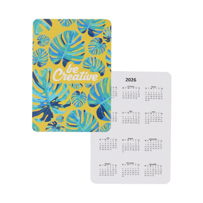 CUSTOM POCKET CALENDAR in White