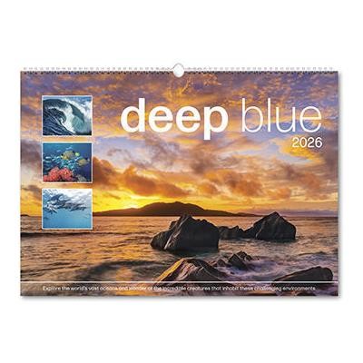 DEEP BLUE WALL CALENDAR