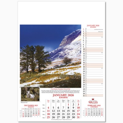 DISCOVERING WALES WALL CALENDAR