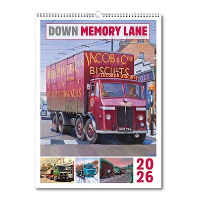 DOWN MEMORY LANE MEMO WALL CALENDAR