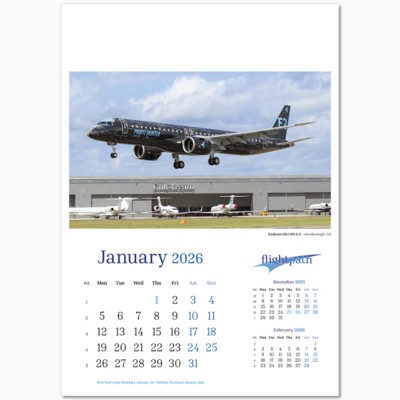 FLIGHTPATH WALL CALENDAR