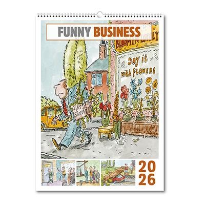 FUNNY BUSINESS MEMO WALL CALENDAR