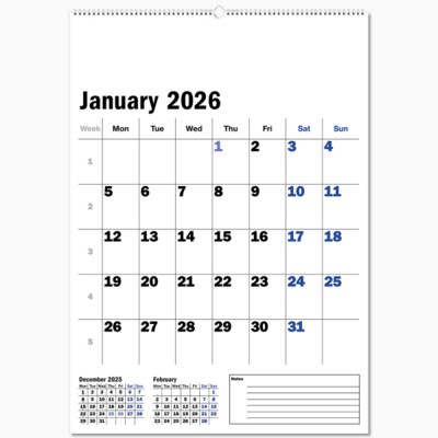 JOTTA BOX WALL CALENDAR