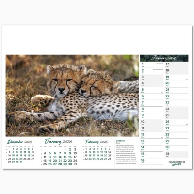 KINDRED SPIRITS WALL CALENDAR - PROMOTIONAL CORPORATE GIFT
