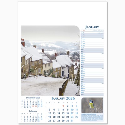 NOTABLE BRITAIN WALL CALENDAR