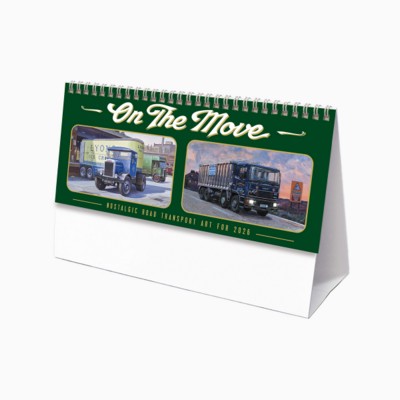 ON THE MOVE DESK CALENDAR