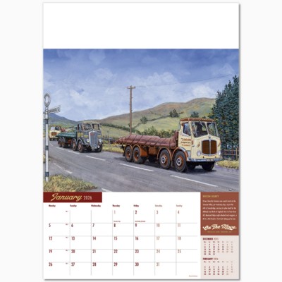 ON THE MOVE WALL CALENDAR - PROMOTIONAL CORPORATE GIFT