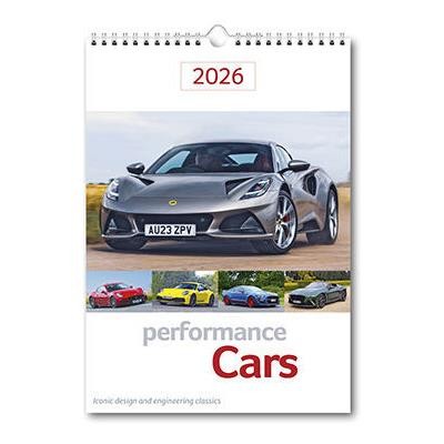 PERFORMANCE CARS MEMO WALL CALENDAR