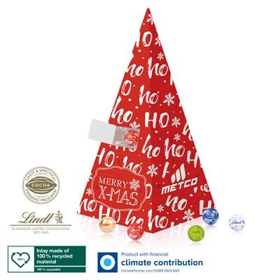 PERSONALISED LINDT PYRAMID SHAPE ADVENT CALENDAR