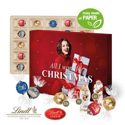 PERSONALISED LUXURY EXTRA LARGE LINDOR ADVENT CALENDAR