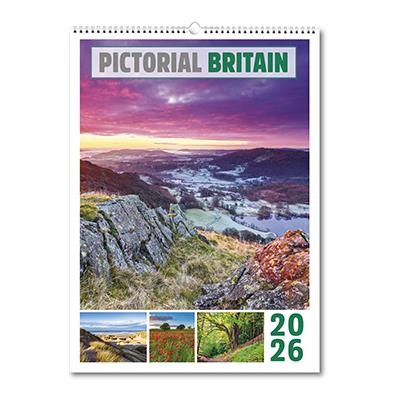 PICTORIAL BRITAIN MEMO WALL CALENDAR