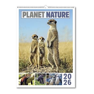 PLANET NATURE MEMO WALL CALENDAR