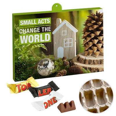 PREMIUM BRAND ADVENT CALENDAR - PAPER with Toblerone Mini Mix