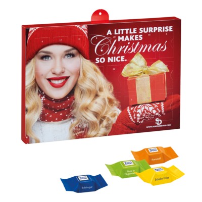 PREMIUM GIFT ADVENT CALENDAR BUSINESS with Ritter Sports Choco Cubes