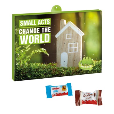 PREMIUM GIFT ADVENT CALENDAR ECO BUSINESS with Kinder Minis