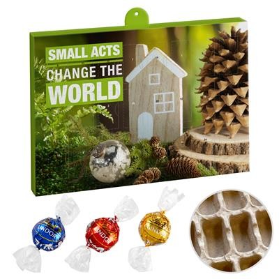PREMIUM GIFT ADVENT CALENDAR ECO BUSINESS with Lindt Lindor Truffles Mix