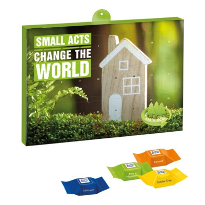 PREMIUM GIFT ADVENT CALENDAR ECO BUSINESS with Ritter Sports Choco Cubes