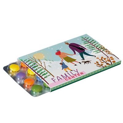 PROMO SLIPCASE FOR WORLDS SMALLEST ADVENT CALENDAR with Chocolate Lentils