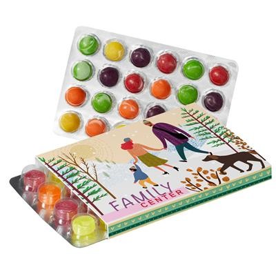 PROMO SLIPCASE FOR WORLDS SMALLEST ADVENT CALENDAR with Pulmoll Pastilles