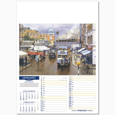 TIMES PAST WALL CALENDAR