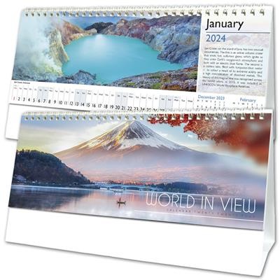 WORLD in View Desk Calendar