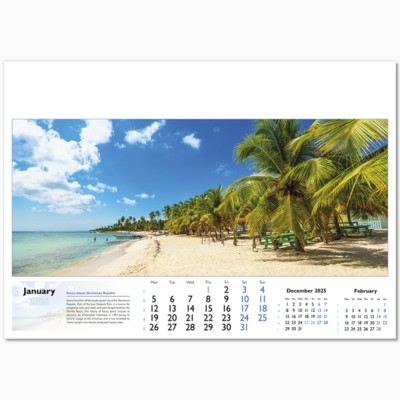 WORLD IN VIEW WALL CALENDAR