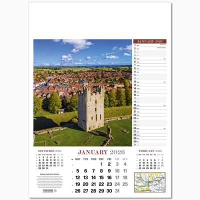 YORKSHIRE GLORY WALL CALENDAR