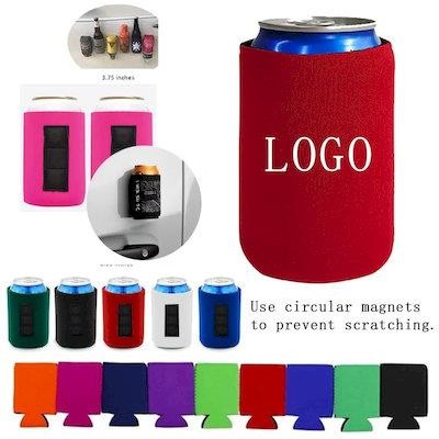 12OZ COLLAPSIBLE QUARTET OF MAGNET NEOPRENE BEER SODA CAN COOLER
