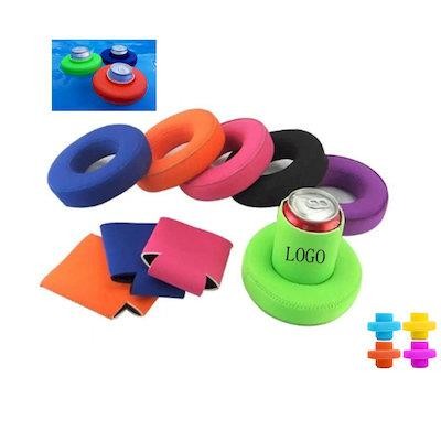 NEOPRENE FLOATING DRINK HOLDER with Can Sleeves