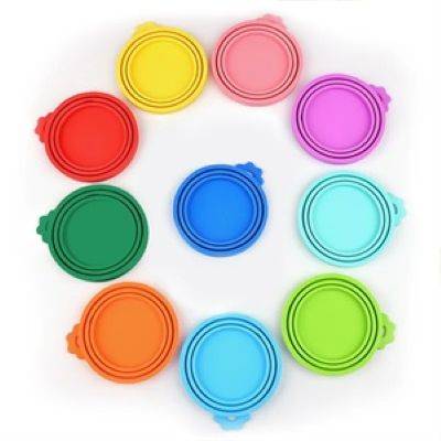 SILICONE DOG CAT PET FOOD CAN LID COVER