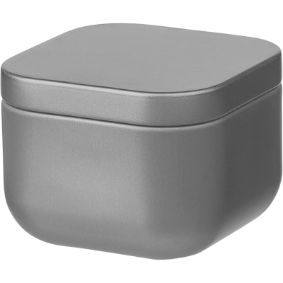 CANDLE in a Tin Case in Silver