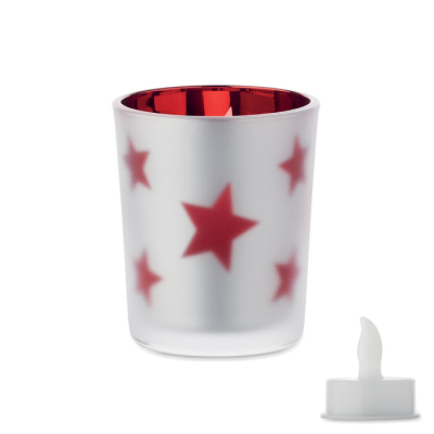 LED TEA LIGHT CANDLE in Red