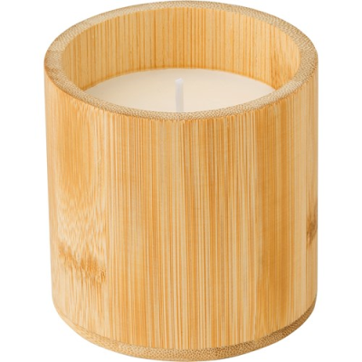 BAMBOO CANDLE (30 HOURS) in Brown