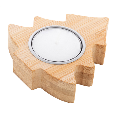 CHRISTMAS CANDLE, CHRISTMAS TREE in Natural