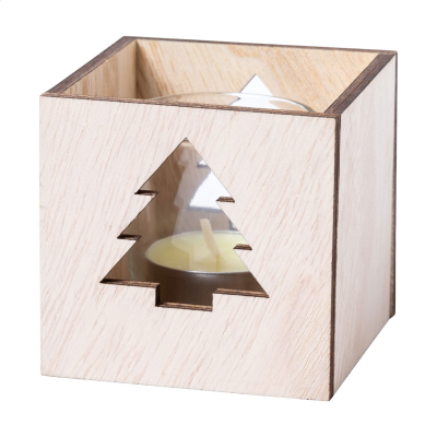 CHRISTMAS CANDLE, TREE in Natural