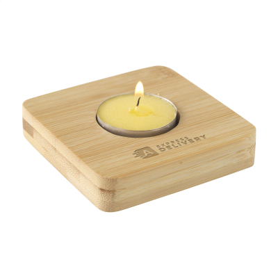 FLAME TEA LIGHT HOLDER in Wood