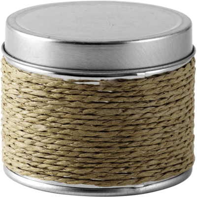 FRAGRANCE CANDLE in a Tin in Khaki