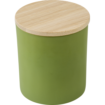 GLASS CANDLE (33 HOURS) in Green