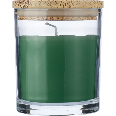 GLASS CANDLE in Green