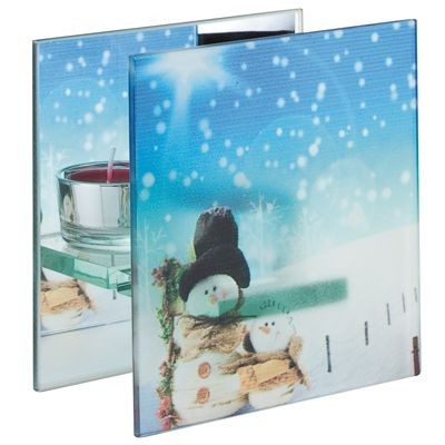 GLASS TEA LIGHT CANDLE HOLDER FOR 1 CANDLE