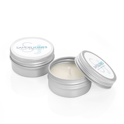 MINI NATURAL WAX CANDLE in a Tin (20G)