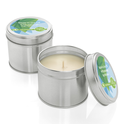 NATURAL WAX CANDLE in a Tin (135G)