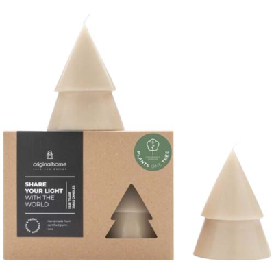 ORIGINALHOME XMAS TREE CANDLE SET OF 2 - M